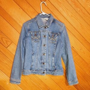 Dress Barn Blue Jean Jacket